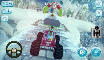 Xmas Mountain Monster Stunts screenshot 2