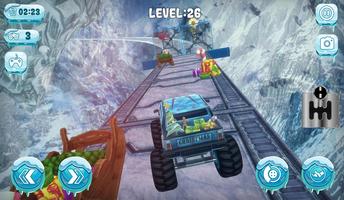 Xmas Mountain Monster Stunts screenshot 3