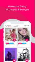 Bisexual Dating App for Threesome,Foursome,Couples Plakat