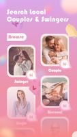 Threesome Hookup Dating App پوسٹر