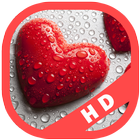 Love Heart Wallpapers Backgrounds HD آئیکن