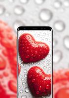 Love Heart Wallpapers Backgrounds HD پوسٹر