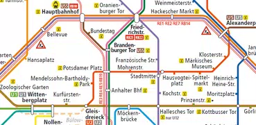 Berlin Subway Map (U Bahn and 