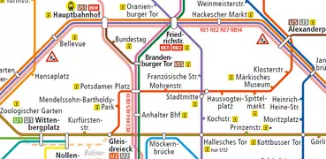 Berlin Liniennetz S Bahn und U