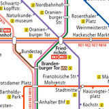 Berlin Liniennetz S Bahn und U biểu tượng
