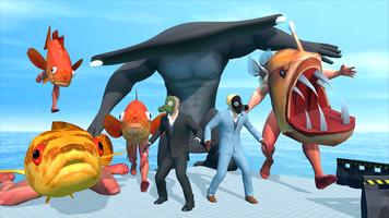 Fish Shooter: FPS Survival io Poster