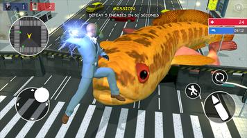 Fish Shooter: FPS Survival io captura de pantalla 1