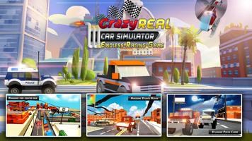 Crazy Real Car Simulator: Endless Racing Game imagem de tela 2