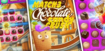 Chocolate Candy Saga Mania Crush Match 3 2019