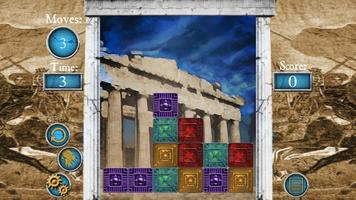 Greek Puzzle: Match 3 Tiles Affiche