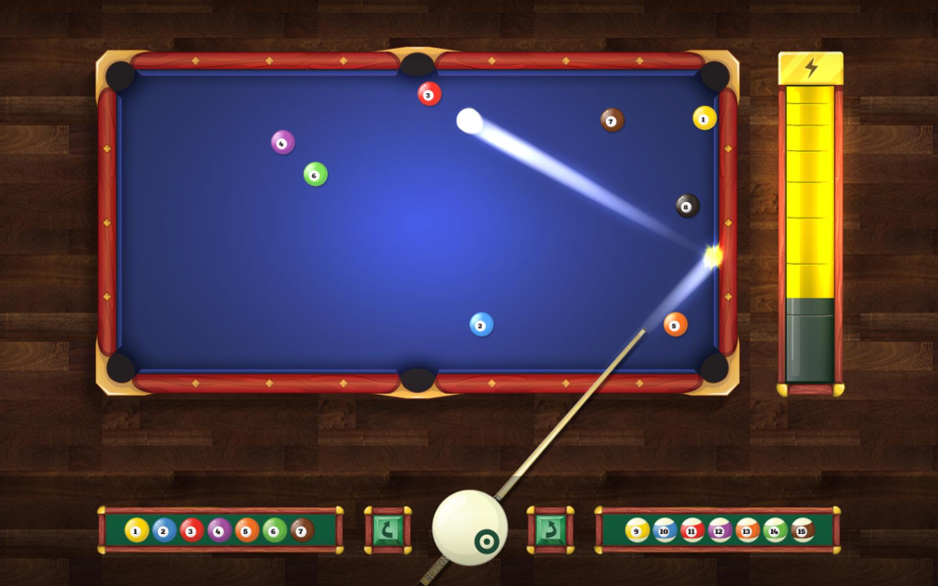 Игра бильярд Snooker