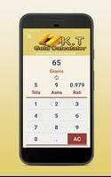 KT Gold Calculator poster