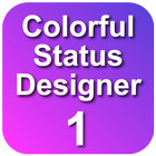 Colorful Status Designer 1 biểu tượng