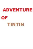 Adventure of Tintin - comics Plakat