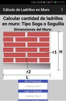 Calcular Ladrillos Muro Ekran Görüntüsü 1