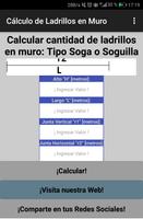 Calcular Ladrillos Muro screenshot 2