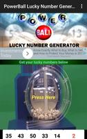 PowerBall Lucky Number Generator captura de pantalla 2