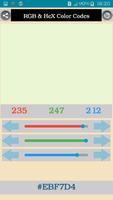 RGB & HeX Color Codes capture d'écran 2