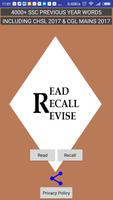 READ RECALL REVISE Affiche