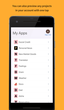 Thunkable screenshot 2