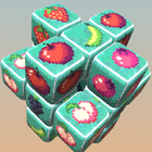 Fruit Cube Tile Match 3D أيقونة