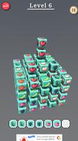 Fruit Cube Tile Match 3D capture d'écran 1