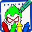 Coloring Books Of Go Titans ikon