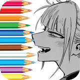 Anime Animated Coloring Book icône