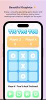 Tic Tac Toe - 2 Player XO تصوير الشاشة 1