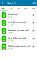 MP3 Converter Edit Music files পোস্টার