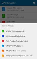 MP3 Converter Fichiers Musique capture d'écran 1