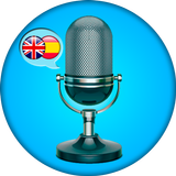Engels - Spaans. Vertalen stem-icoon