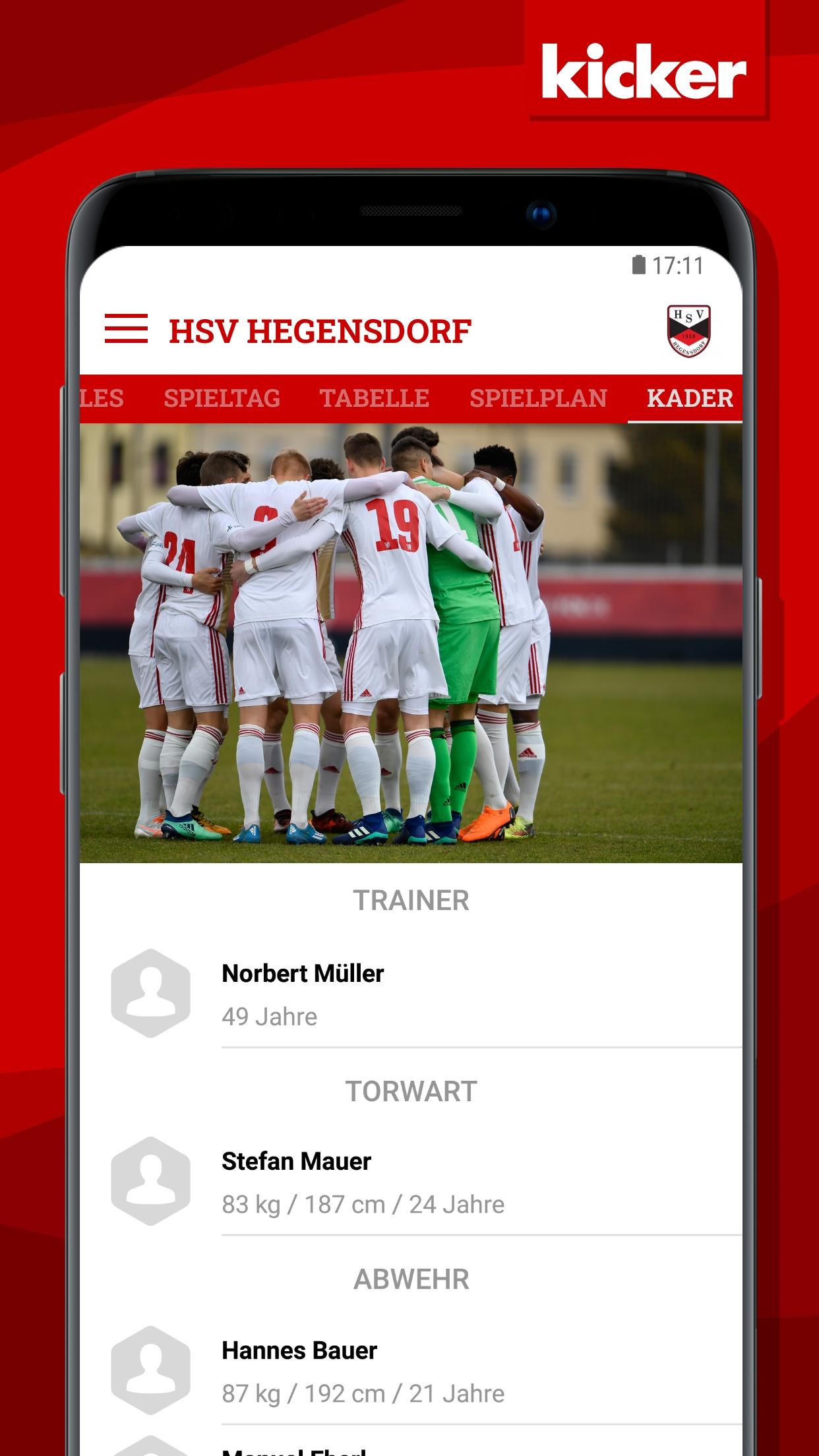Скачать HSV Hegensdorf APK для Android - Последняя Версия