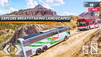 Mountain Bus Driving Game تصوير الشاشة 1