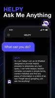 HELPY: AI ChatBot Assistant постер
