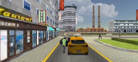 Real Taxi Simulator Taxi Games captura de pantalla 3