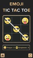 Tic tac toe Emoji Affiche