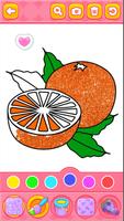 Fruits and Vegetables Coloring 스크린샷 1