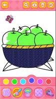 Fruits and Vegetables Coloring 스크린샷 2