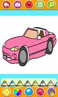 Cars Coloring Book Pages: Kids Coloring Cars syot layar 1