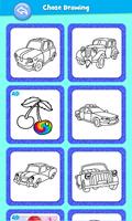 Cars Coloring Book Pages: Kids Coloring Cars capture d'écran 2