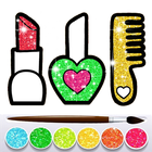 Glitter Beauty Coloring Book icon