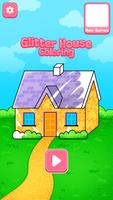 Glitter House Coloring پوسٹر