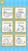 Fruits Coloring Game syot layar 1