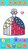 Glitter Dress Coloring ảnh chụp màn hình 1