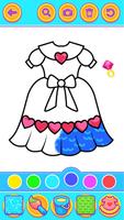 Glitter Dress Coloring Screenshot 2