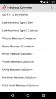 Dureza Convertidor captura de pantalla 1