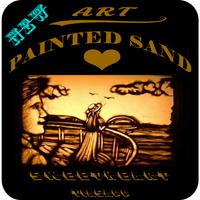 Art incroyable de la peinture de sable Affiche