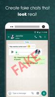Fake Chat Maker - WhatsMessage الملصق