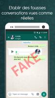 Fake Chat Maker - WhatsMessage Affiche
